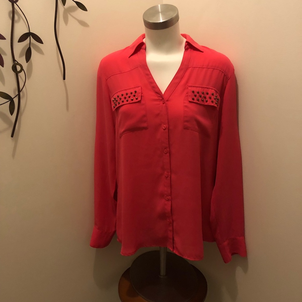 Express - Pink 3/4 length or long sleeve